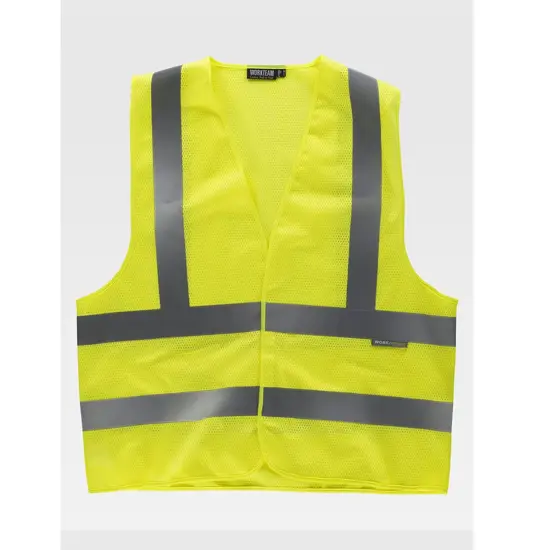 Gilet tessuto in rete alta visibilita classe 2 Workteam