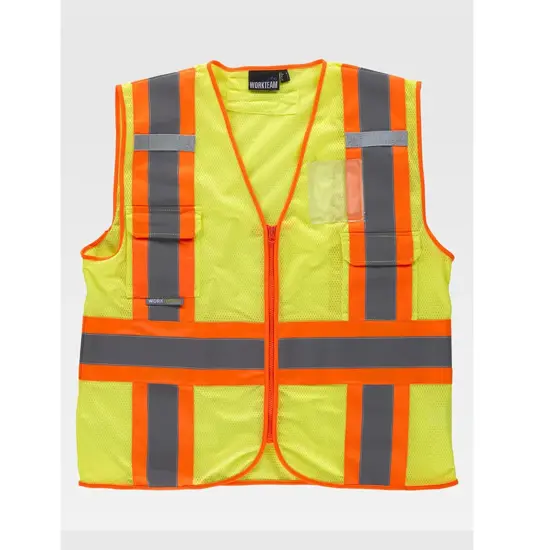 Gilet tessuto in rete alta visibilita classe 2 Workteam