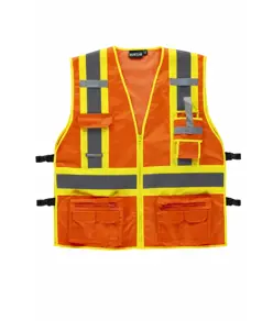 Gilet tessuto oxford alta visibilita classe 2 Workteam