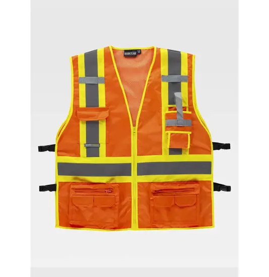 Gilet tessuto oxford alta visibilita classe 2 Workteam