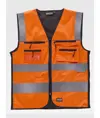Gilet tessuto ripstop alta visibilita classe 2 Workteam