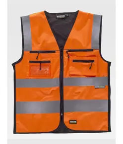 Gilet tessuto ripstop alta visibilita classe 2 Workteam