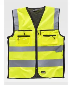 Gilet tessuto ripstop alta visibilita classe 2 Workteam