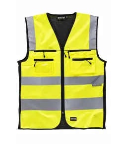 Gilet tessuto ripstop alta visibilita classe 2 Workteam