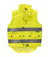 Gilet Workshell con bande rifrangenti Workteam