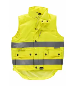 Gilet Workshell con bande rifrangenti Workteam