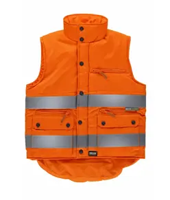 Gilet Workshell con bande rifrangenti Workteam