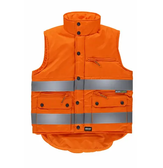 Gilet Workshell con bande rifrangenti Workteam