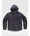 Giubbotto imbottito con cappuccio tessuto ripstop Workteam
