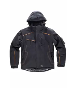 Giubbotto imbottito con cappuccio tessuto ripstop Workteam