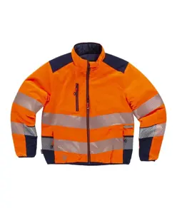 Giubbotto imbottito reversibile alta visibilita Workteam