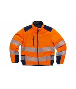 Giubbotto imbottito reversibile alta visibilita Workteam