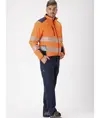 Giubbotto imbottito reversibile alta visibilita Workteam