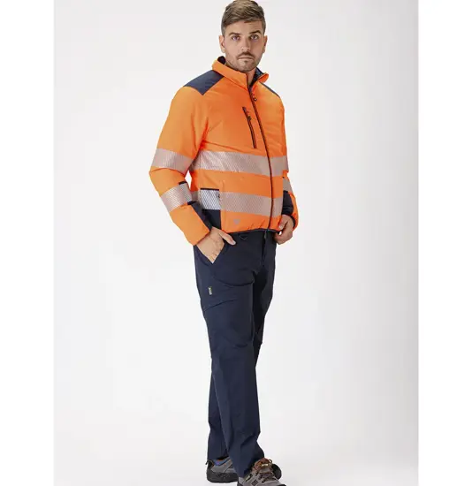 Giubbotto imbottito reversibile alta visibilita Workteam
