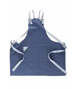 Grembiule con pettorina bicolore tessuto antimacchia Workteam