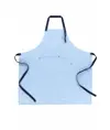 Grembiule con pettorina cotone canvas Workteam
