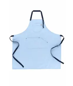 Grembiule con pettorina cotone canvas Workteam