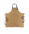 Grembiule con pettorina cotone canvas Workteam