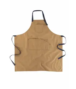 Grembiule con pettorina cotone canvas Workteam