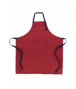 Grembiule con pettorina cotone canvas Workteam