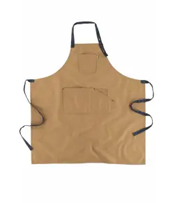 Grembiule con pettorina cotone canvas Workteam
