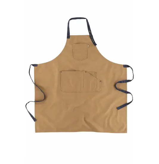Grembiule con pettorina cotone canvas Workteam