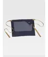 Grembiule senza pettorina corto tessuto denim e canvas Workteam