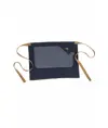 Grembiule senza pettorina corto tessuto denim e canvas Workteam