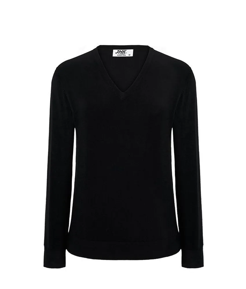 Maglione da donna con scollo a v JHK, con scollo a v