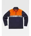 Micropile alta visibilita mezza zip Workteam