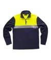 Micropile alta visibilita mezza zip Workteam