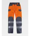 Pantalone alta visibilita e bande rifrangenti discontinue Workteam
