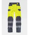 Pantalone alta visibilita e bande rifrangenti discontinue Workteam
