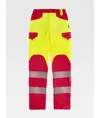 Pantalone alta visibilita e bande rifrangenti discontinue Workteam
