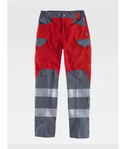 PANTALONE BANDE RIFRANGENTI DISCONTINUE Workteam