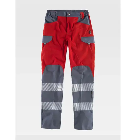 Pantalone bande rifrangenti discontinue Workteam