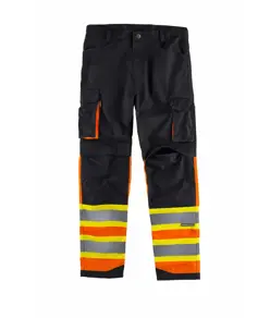 Pantalone bande rifrangenti protezione alle ginocchia Workteam