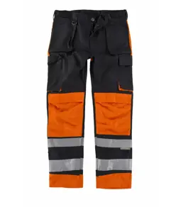 Pantalone bande rifrangenti triple cuciture protezione alle ginocchia Workteam