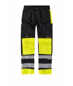 Pantalone bande rifrangenti triple cuciture protezione alle ginocchia Workteam