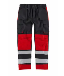 Pantalone bande rifrangenti triple cuciture protezione alle ginocchia Workteam