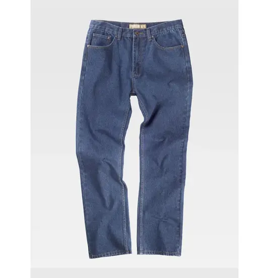 Pantalone da lavoro 5 tasche tessuto denim Workteam