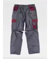Pantalone da lavoro gambe staccabili rinforzi nei glutei Workteam