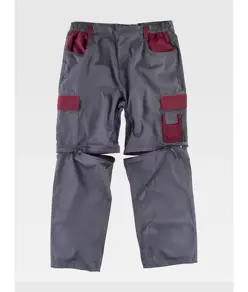 Pantalone da lavoro gambe staccabili rinforzi nei glutei Workteam
