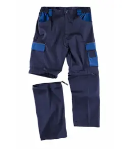 Pantalone da lavoro gambe staccabili rinforzi nei glutei Workteam
