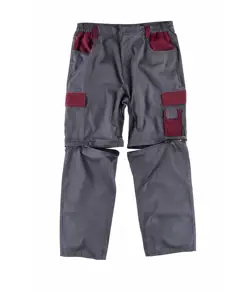 Pantalone da lavoro gambe staccabili rinforzi nei glutei Workteam