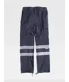 Pantalone da lavoro multitasche bande rifrangenti protezione alle ginocchia e glutei Workteam