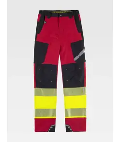 Pantalone da lavoro multitasche bande rifrangenti Workteam