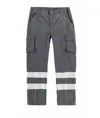Pantalone da lavoro multitasche bande rifrangenti Workteam