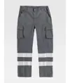 PANTALONE DA LAVORO MULTITASCHE BANDE RIFRANGENTI Workteam