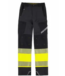 Pantalone da lavoro multitasche bande rifrangenti Workteam